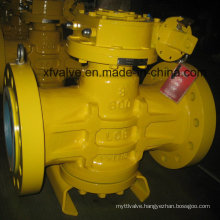 ANSI Standard 600lb High Pressure Gear Operation Plug Valve